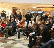 Knygos pristatymo akimirka