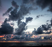 Įspūdingas saulėlydis Palangoje