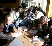 Rinkimų akimirka