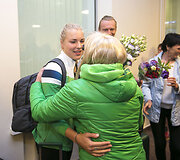 Rūta Meilutytė sugrįžo į Lietuvą