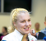 Rūta Meilutytė sugrįžo į Lietuvą