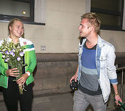 Rūta Meilutytė su broliu Mindaugu Meilučiu