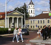 Rugsėjo 1-ąją į sostinę suplūdo moksleiviai ir studentai