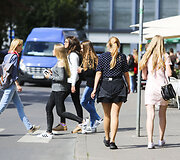 Rugsėjo 1-ąją į sostinę suplūdo moksleiviai ir studentai