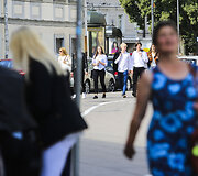 Rugsėjo 1-ąją į sostinę suplūdo moksleiviai ir studentai