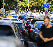 Rugsėjo 1-ąją į sostinę suplūdo moksleiviai ir studentai