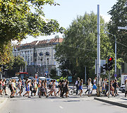 Rugsėjo 1-ąją į sostinę suplūdo moksleiviai ir studentai