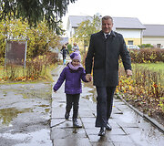 Saulius Skvernelis balsavo Seimo rinkimuose