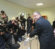 Saulius Skvernelis balsavo Seimo rinkimuose