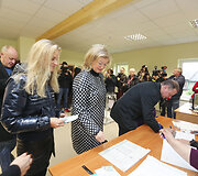Saulius Skvernelis balsavo Seimo rinkimuose