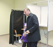 Saulius Skvernelis balsavo Seimo rinkimuose