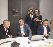 Rinkimų naktis Lietuvos valstiečių ir žaliųjų sąjungos &scaron;tabe
