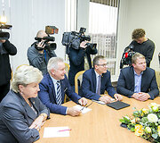 Valstiečiai-žalieji susitiko konsultacijų su socialdemokratais