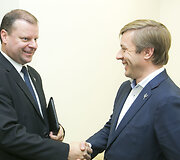 Saulius Skvernelis ir Ramūnas Karbauskis