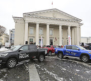 Pristatytas naujasis Benedikto Vanago automobilis, kuriuo jis lenktyniaus Dakaro ralyje