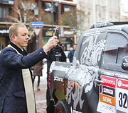 Pristatytas naujasis Benedikto Vanago automobilis, kuriuo jis lenktyniaus Dakaro ralyje