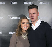 Jurgita Jurkutė su vyru Ryčiu