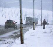 Vilniuje penktadienį gausiai sninga