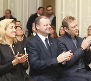 Ministras pirmininkas Saulius Skvernelis pristatė naująjį ministrą Kultūros ministerijoje 