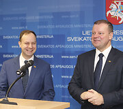 Aurelijus Veryga ir Saulius Skvernelis