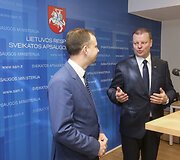 Aurelijus Veryga ir Saulius Skvernelis