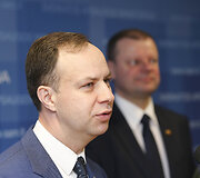 Aurelijus Veryga ir Saulius Skvernelis