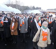 I&scaron;kilmingos ceremonijos metu atidaryta pirmoji Vilniaus vakarinio aplinkkelio atkarpa.
