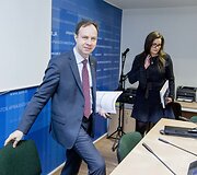 Sveikatos ministro Aurelijaus Verygos susitikimas su verslininkais dėl specializuotų alkoholio parduotuvių