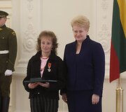Lietuvos valstybės atkūrimo dienos proga įteikti apdovanojimai