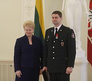 Lietuvos valstybės atkūrimo dienos proga įteikti apdovanojimai
