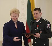 Lietuvos valstybės atkūrimo dienos proga įteikti apdovanojimai