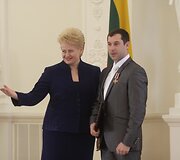 Lietuvos valstybės atkūrimo dienos proga įteikti apdovanojimai