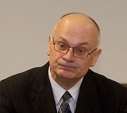 Buvęs Vilniaus apskrities VPK Nusikaltimų tyrimo valdybos Ekonominių nusikaltimų tyrimo skyriaus vir&scaron;ininkas A.Lapickis.