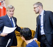 Viktoras Pranckietis ir Linas Kukuraitis