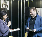 Jurgos Ivanauskaitės premija įteikta ra&scaron;ytojui Rimantui Kmitai