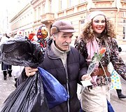 Sostinės gatvėse kovo 8-ąją &scaron;urmuliavo Morės ir Gavėno vedami persirengėliai.