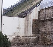 Nuo&scaron;liaužos niokoja Gedimino pilies kalną