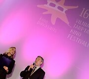 16-ojo festivalio "Kino pavasaris" atidarymo akimirka