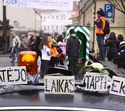 Melagių dienos akimirka Užupyje