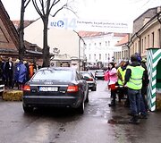 Melagių dienos akimirka Užupyje