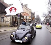 Melagių dienos akimirka Užupyje