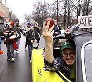 Melagių dienos akimirka Užupyje