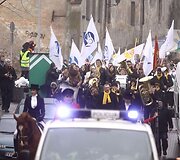 Melagių dienos akimirka Užupyje