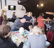 Socialinės akcijos vaikams su Dauno sindromu akimirka