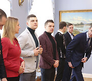 Prezidentė Dalia Grybauskaitė susitiko su nacionalinės socialinio saugumo kampanijos &bdquo;Už saugią Lietuvą&ldquo; ambasadoriais