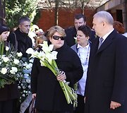 Laidotuvių akimirka
