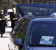Laidotuvių akimirka