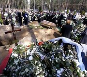 Laidotuvių akimirka