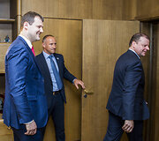 Gintautas Paluckas ir Saulius Skvernelis