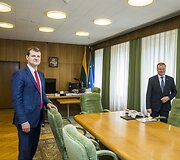 Gintautas Paluckas ir Saulius Skvernelis